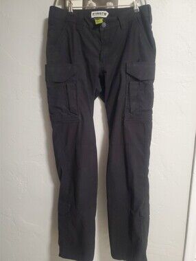 5.11 Tactical Women's Black Straight-Leg Cargo Pants